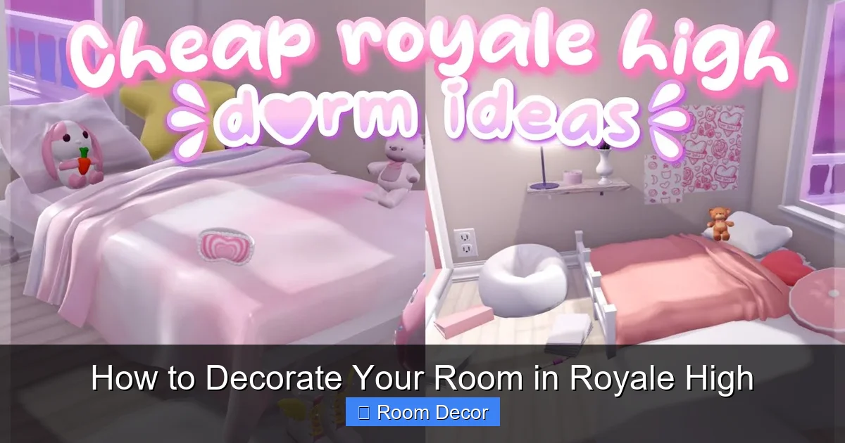 How to Decorate Your Room in Royale High