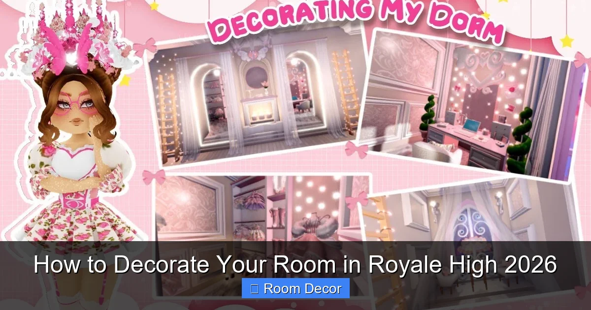 How to Decorate Your Room in Royale High 2026