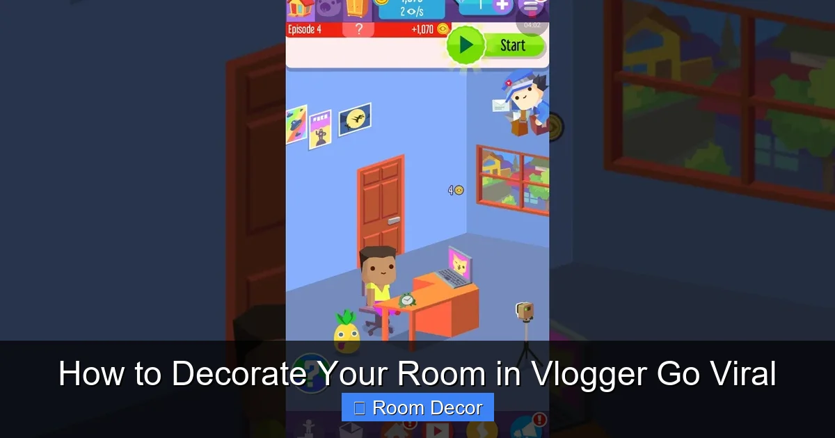 How to Decorate Your Room in Vlogger Go Viral