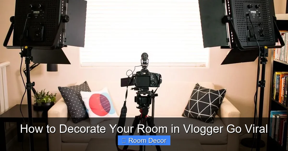 How to Decorate Your Room in Vlogger Go Viral