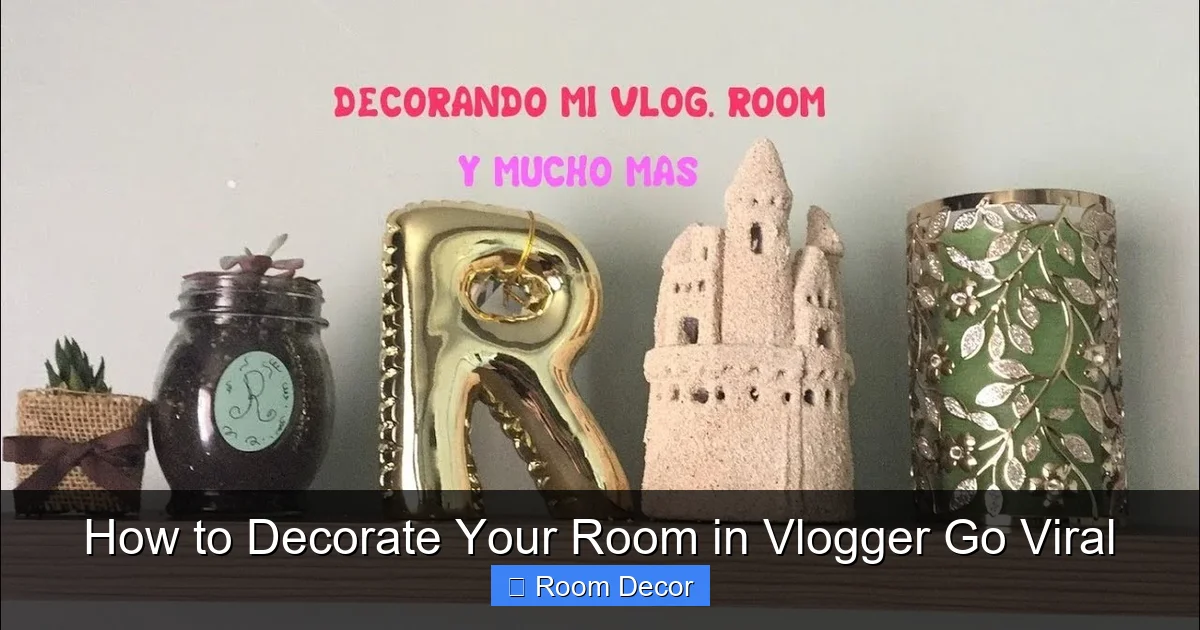 How to Decorate Your Room in Vlogger Go Viral