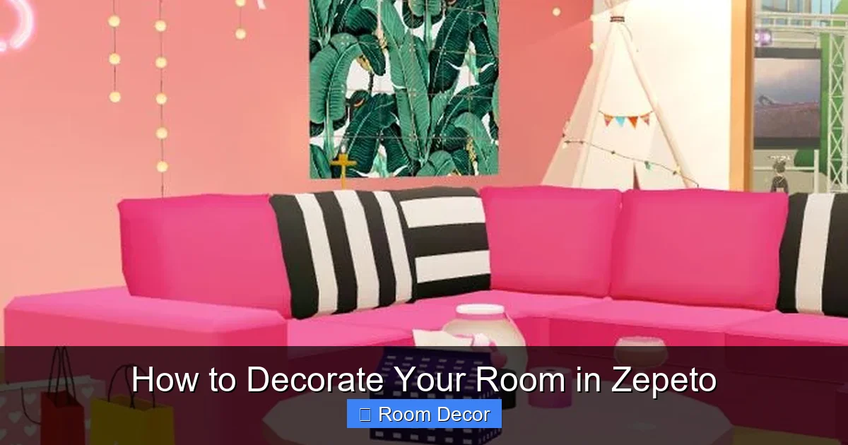 How to Decorate Your Room in Zepeto
