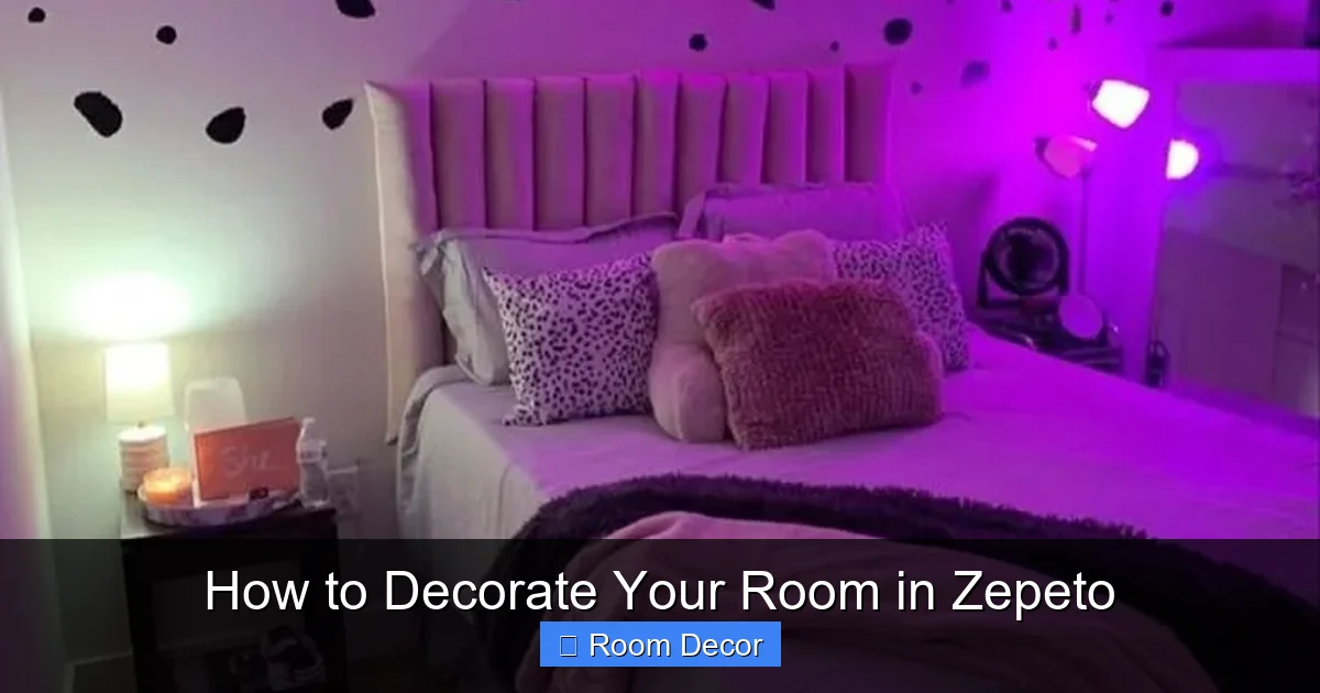 How to Decorate Your Room in Zepeto