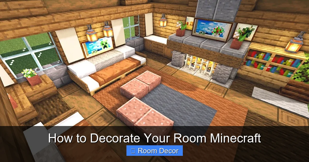 How to Decorate Your Room Minecraft