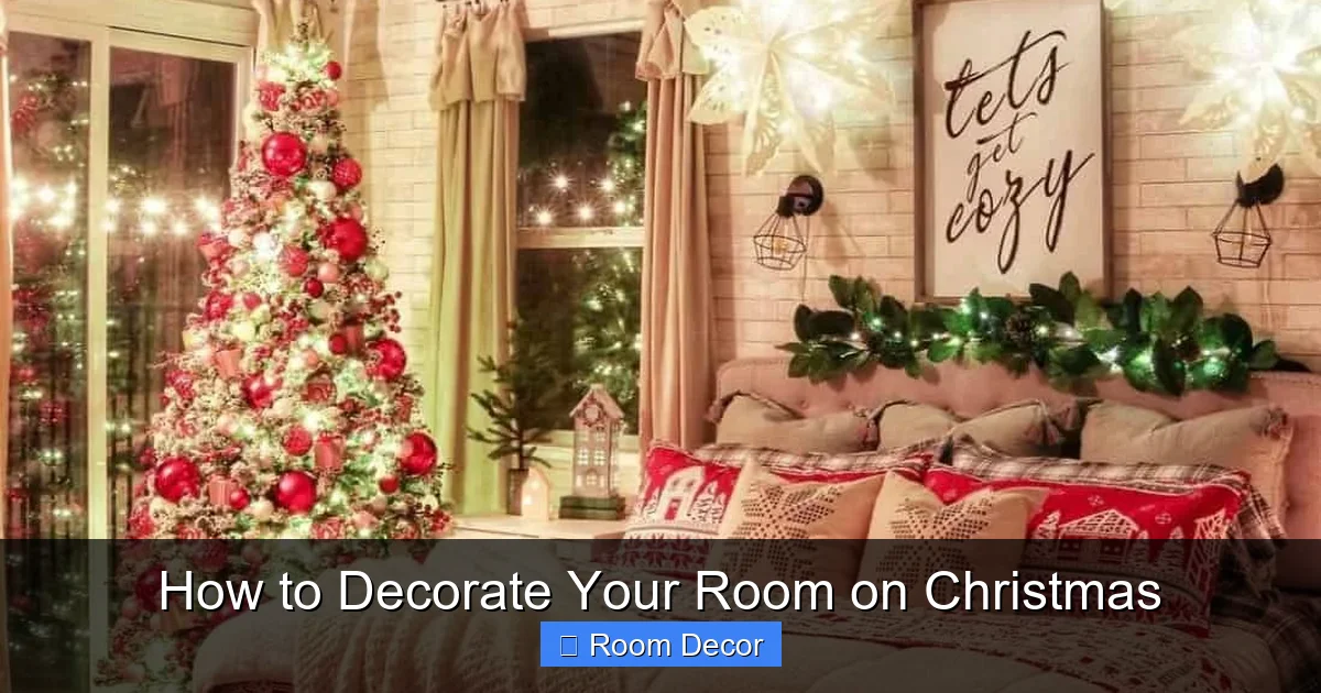 How to Decorate Your Room on Christmas