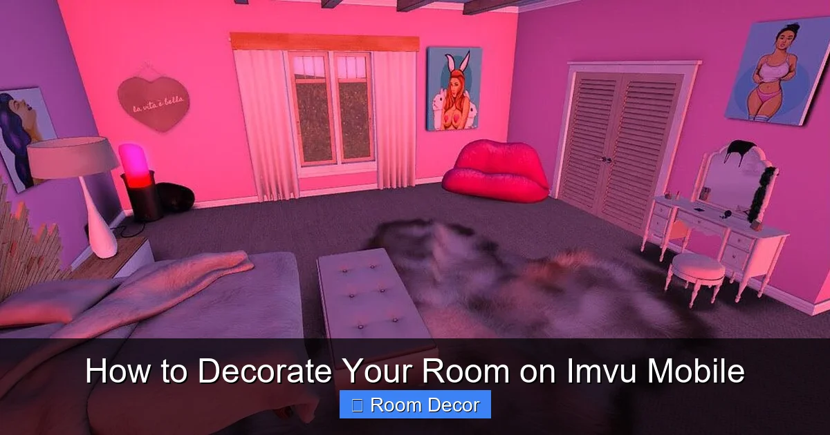 How to Decorate Your Room on Imvu Mobile
