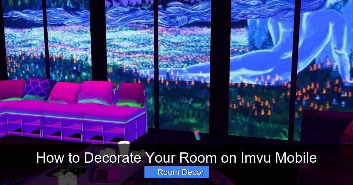 How to Decorate Your Room on Imvu Mobile