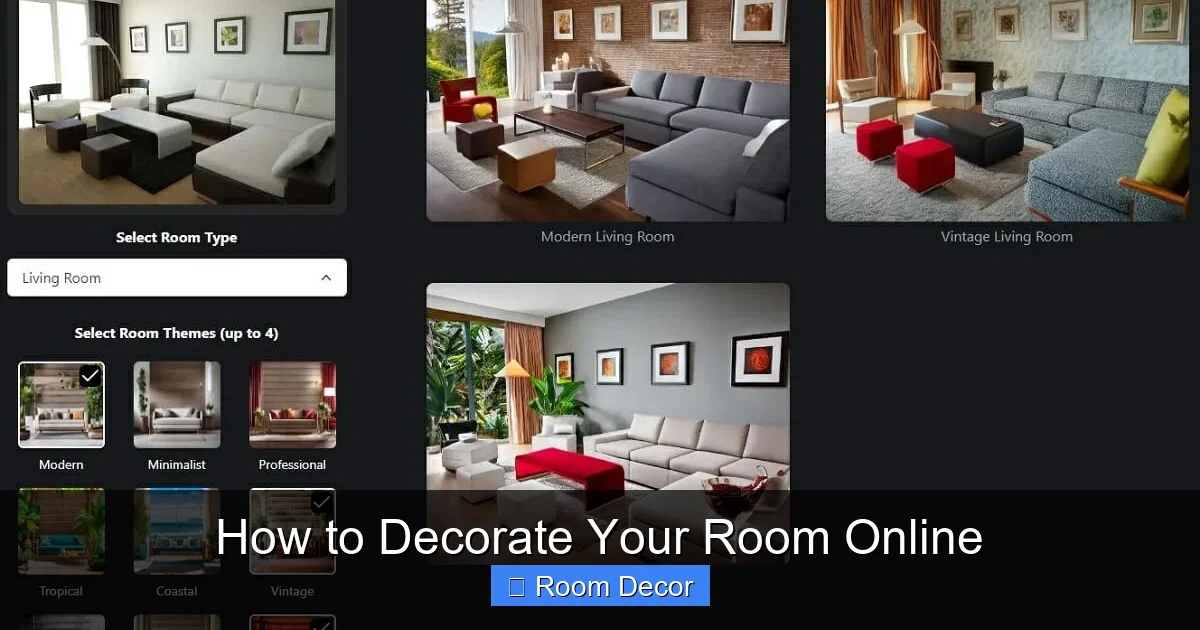 How to Decorate Your Room Online