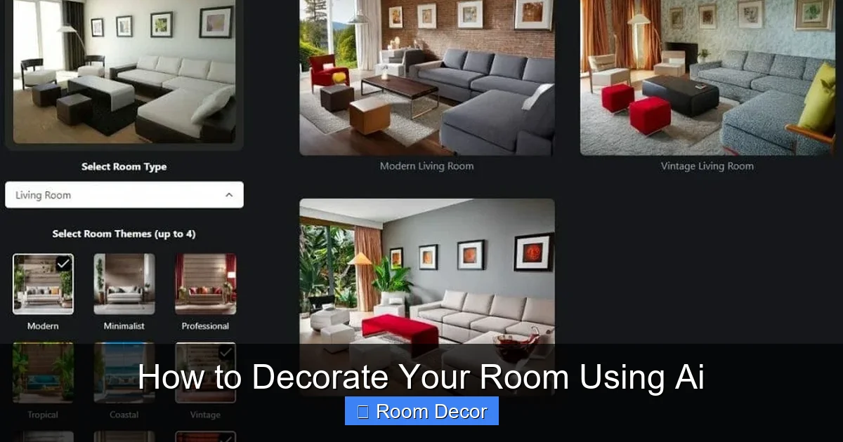 How to Decorate Your Room Using Ai