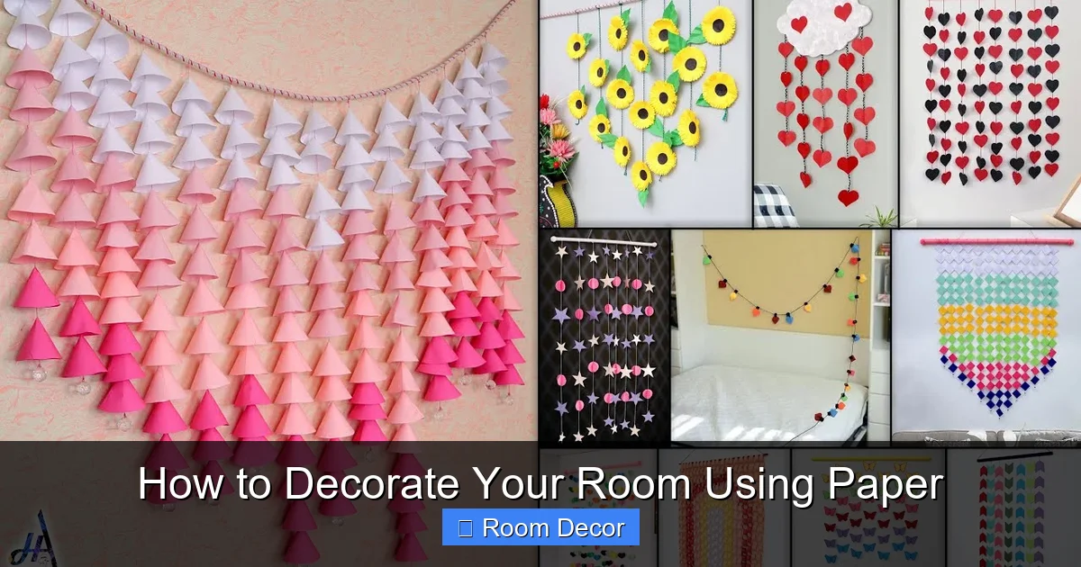 How to Decorate Your Room Using Paper