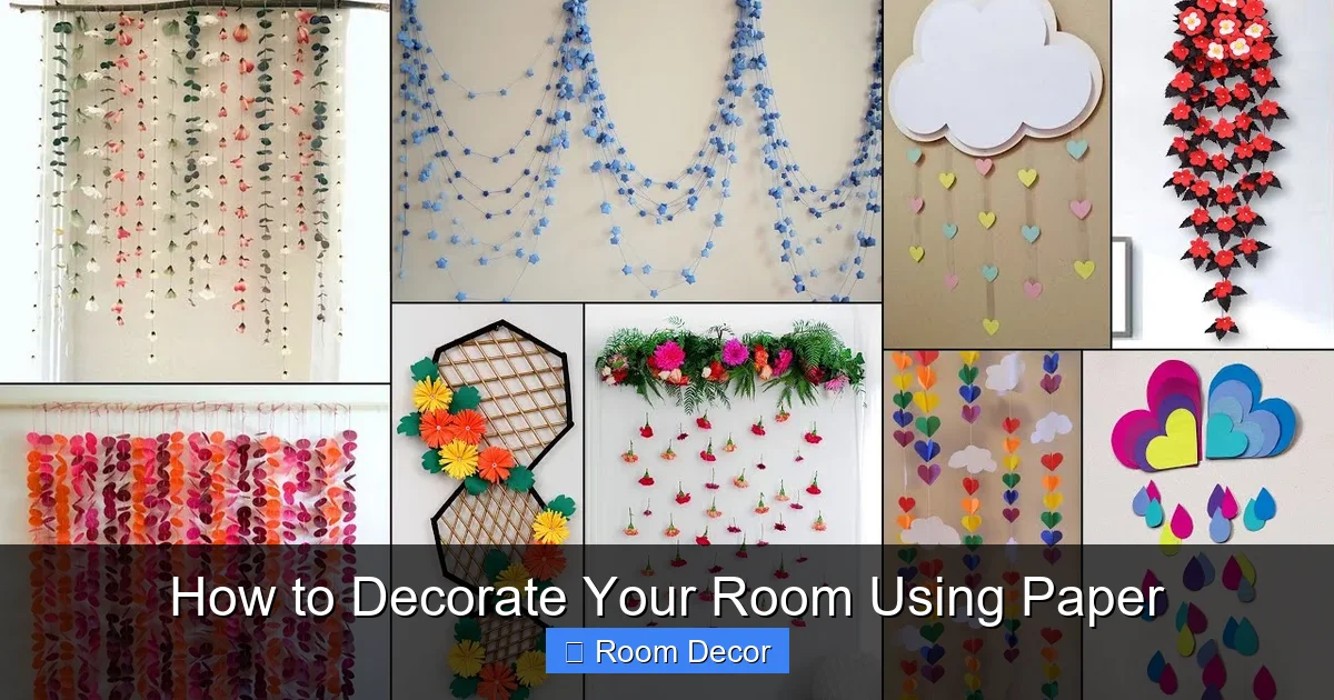 How to Decorate Your Room Using Paper