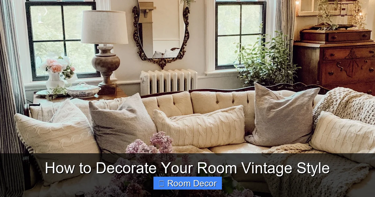 How to Decorate Your Room Vintage Style