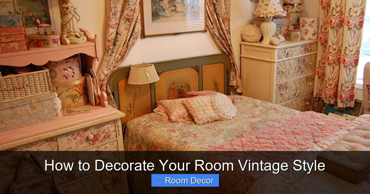 How to Decorate Your Room Vintage Style