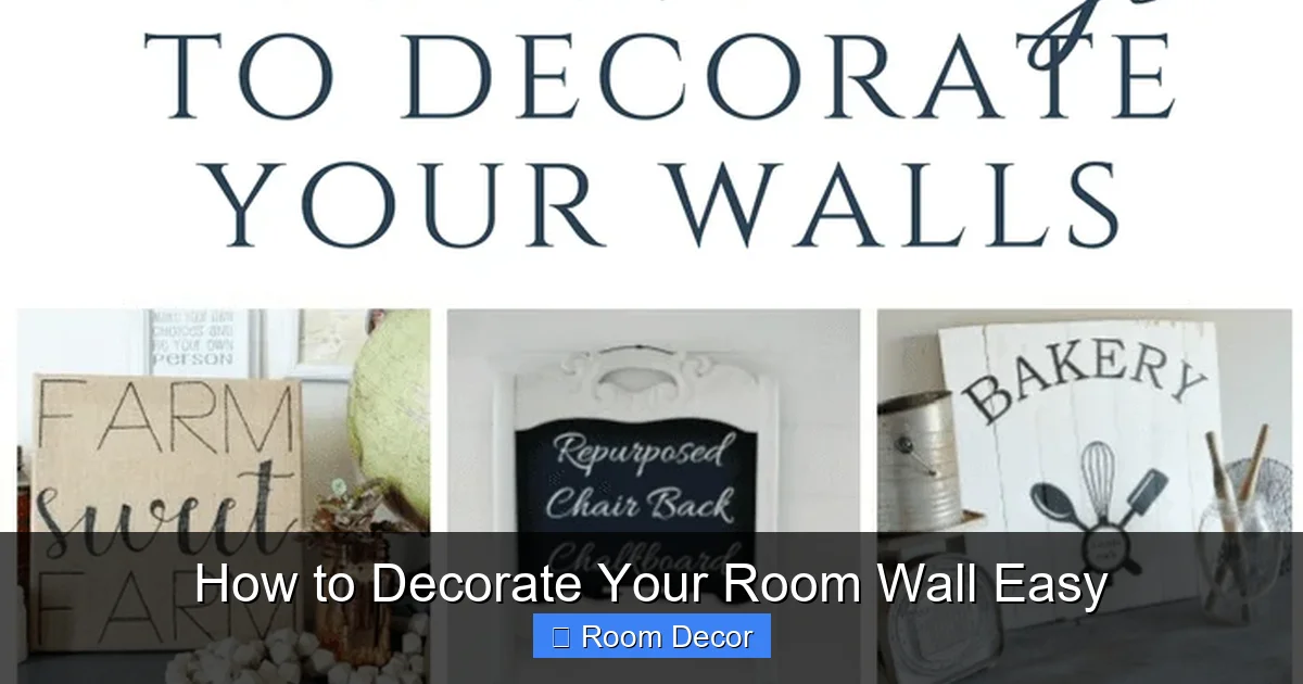 How to Decorate Your Room Wall Easy