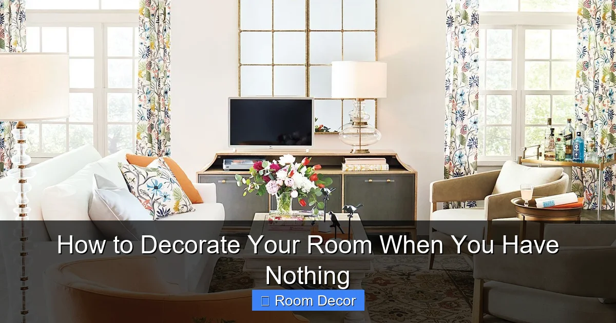 How to Decorate Your Room When You Have Nothing