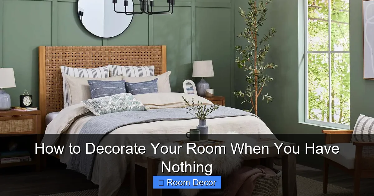 How to Decorate Your Room When You Have Nothing