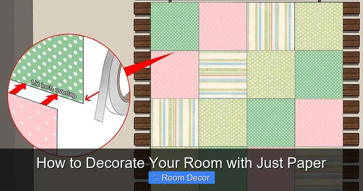 How to Decorate Your Room with Just Paper