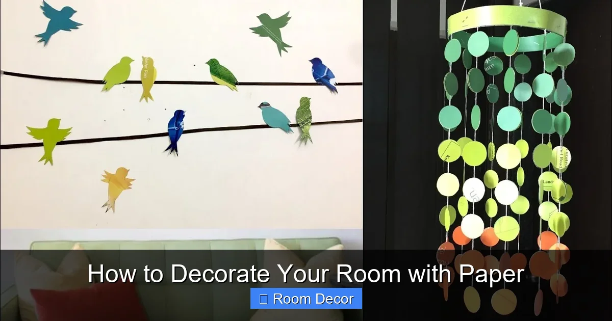 How to Decorate Your Room with Paper