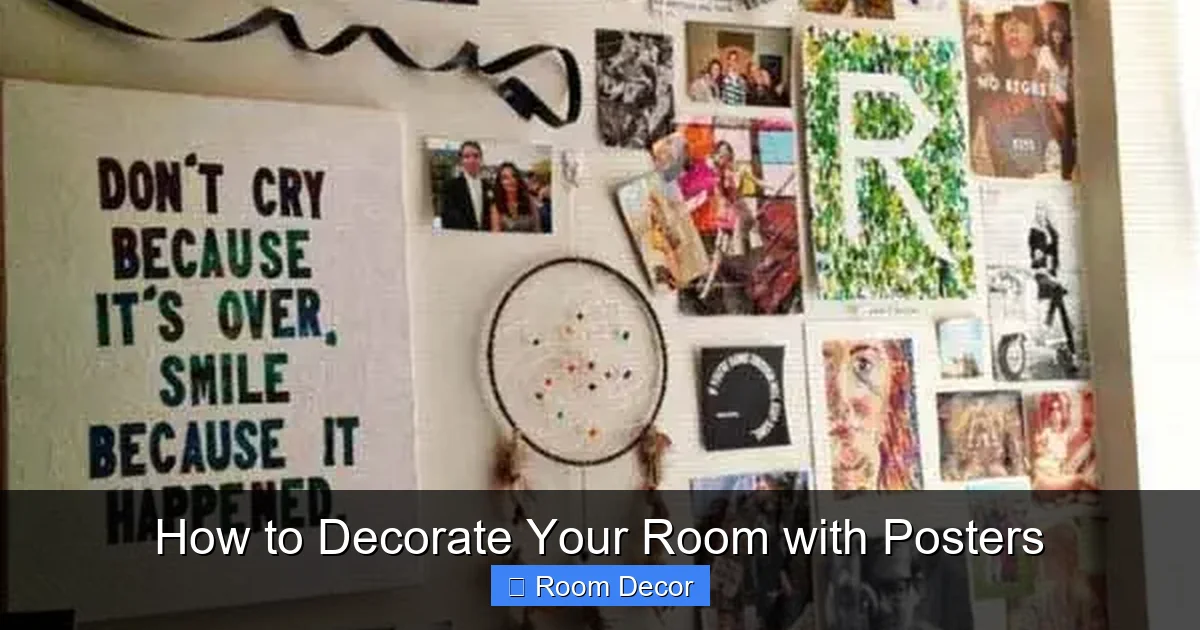 How to Decorate Your Room with Posters