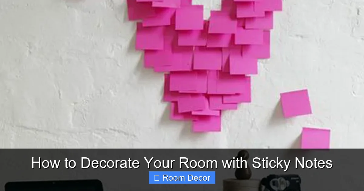 How to Decorate Your Room with Sticky Notes