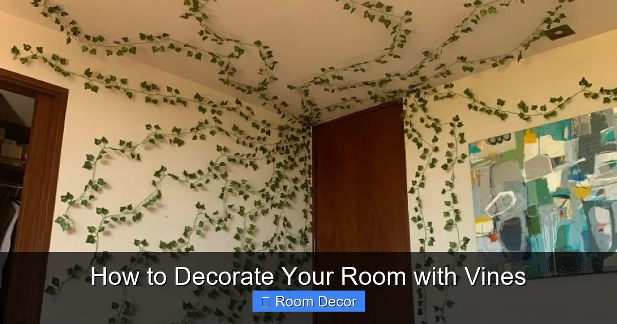 How to Decorate Your Room with Vines