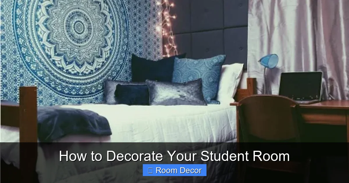 How to Decorate Your Student Room
