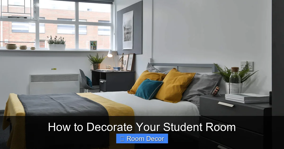 How to Decorate Your Student Room