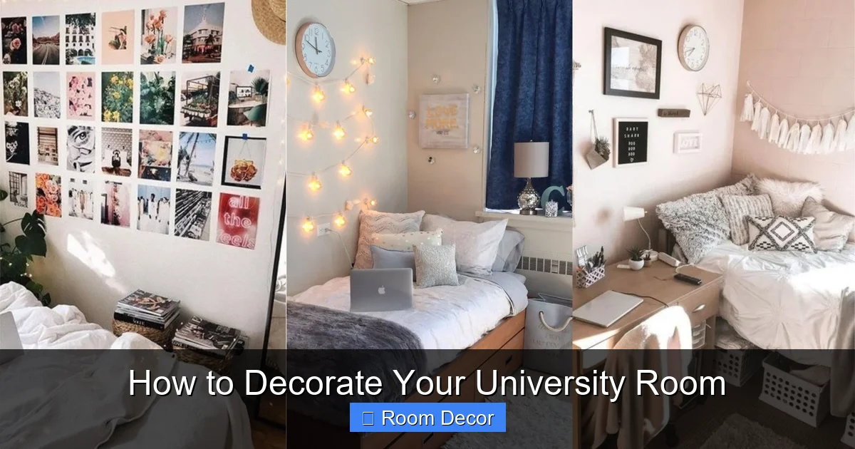 How to Decorate Your University Room
