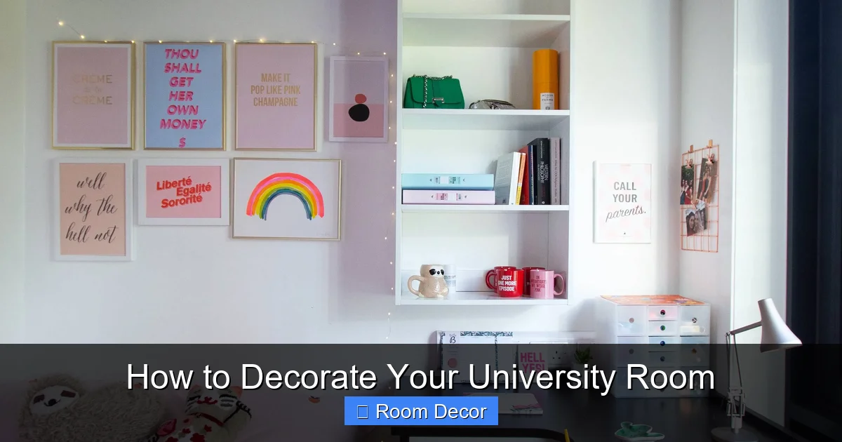 How to Decorate Your University Room