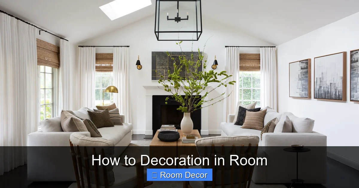 How to Decoration in Room