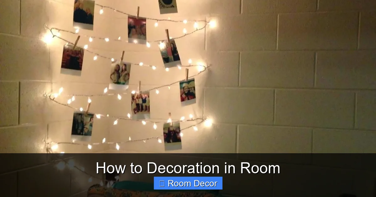 How to Decoration in Room