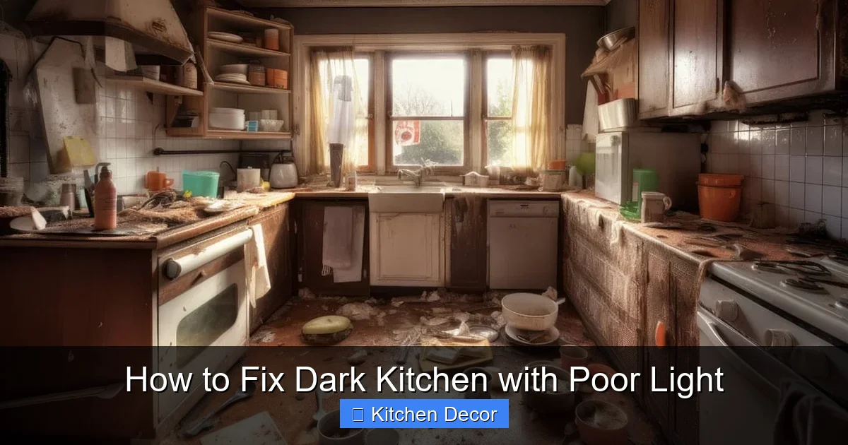 How to Fix Dark Kitchen with Poor Light