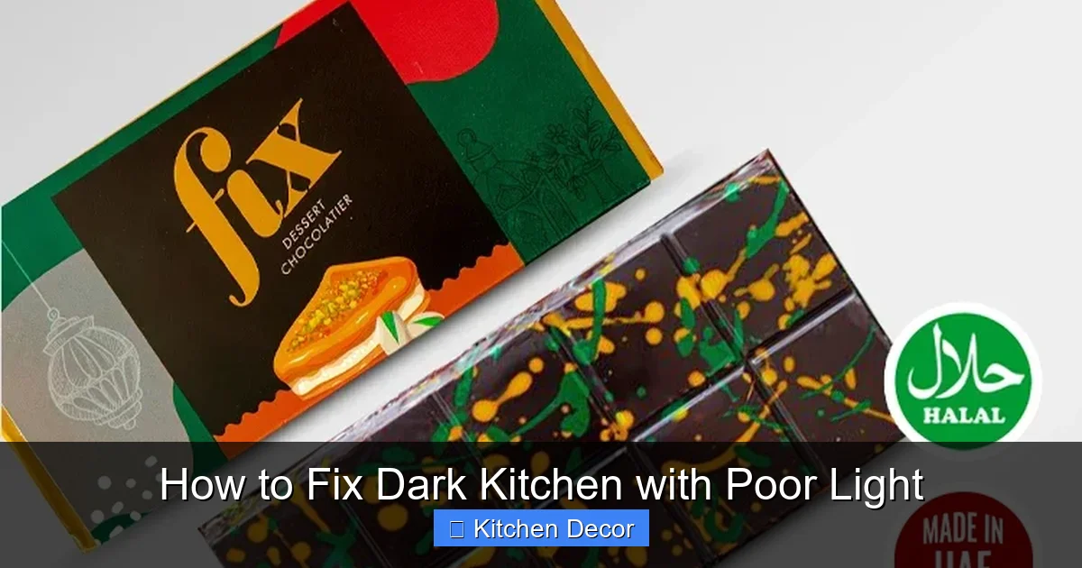 How to Fix Dark Kitchen with Poor Light