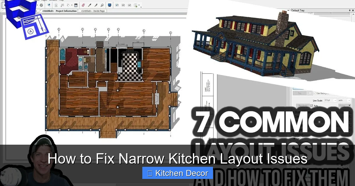 How to Fix Narrow Kitchen Layout Issues