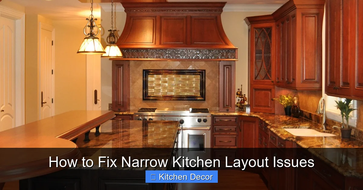 How to Fix Narrow Kitchen Layout Issues