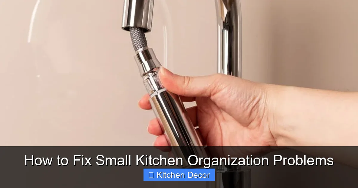 How to Fix Small Kitchen Organization Problems