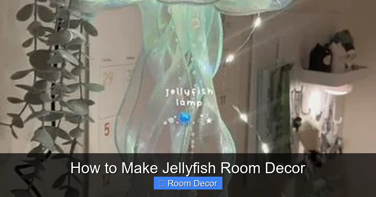 How to Make Jellyfish Room Decor