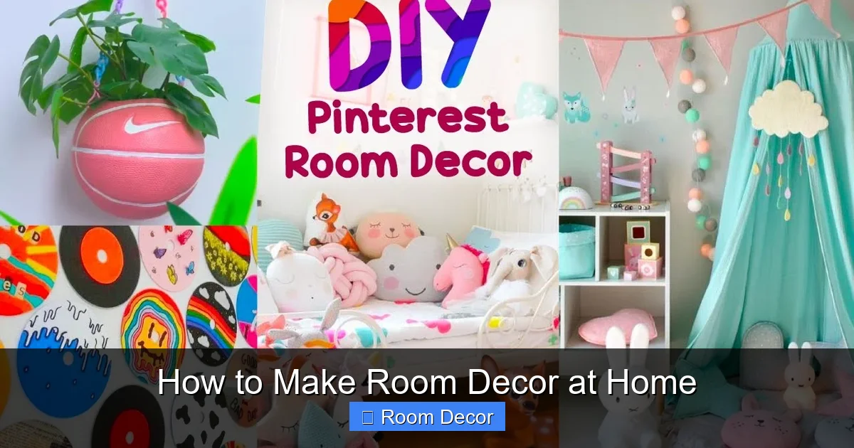 How to Make Room Decor at Home