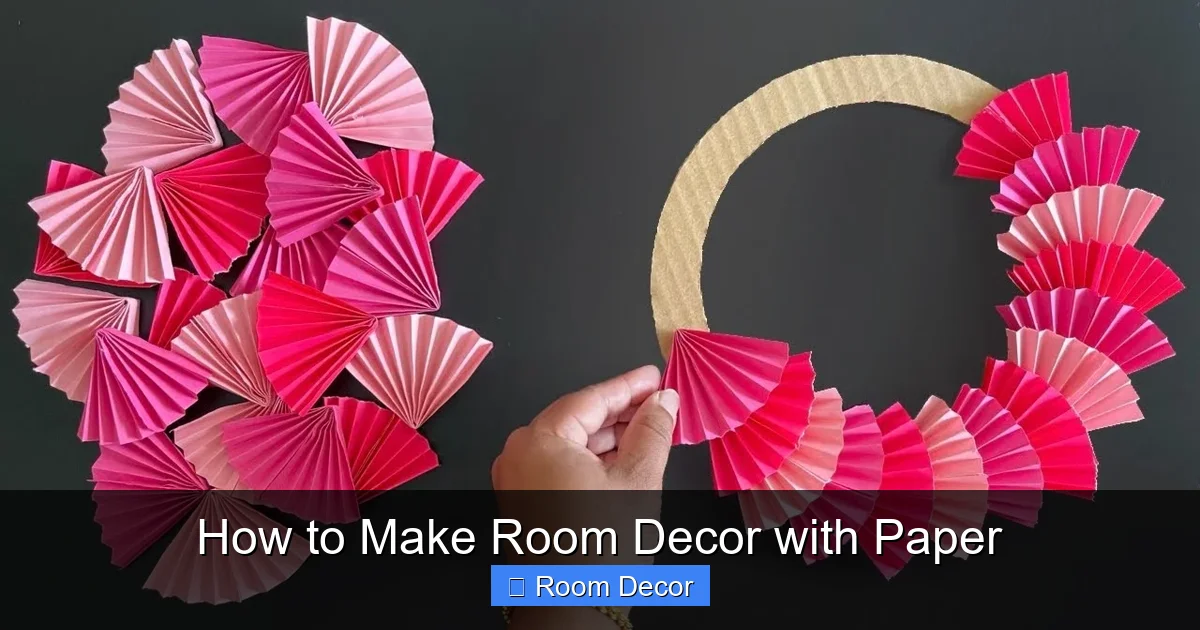 How to Make Room Decor with Paper