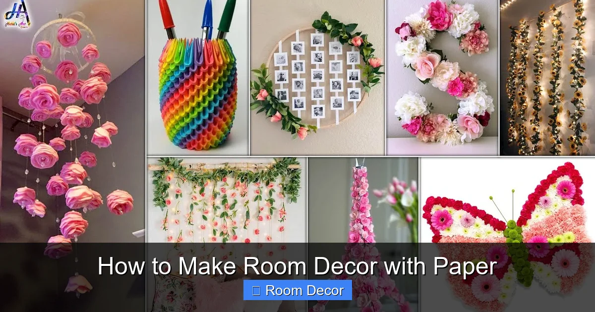 How to Make Room Decor with Paper