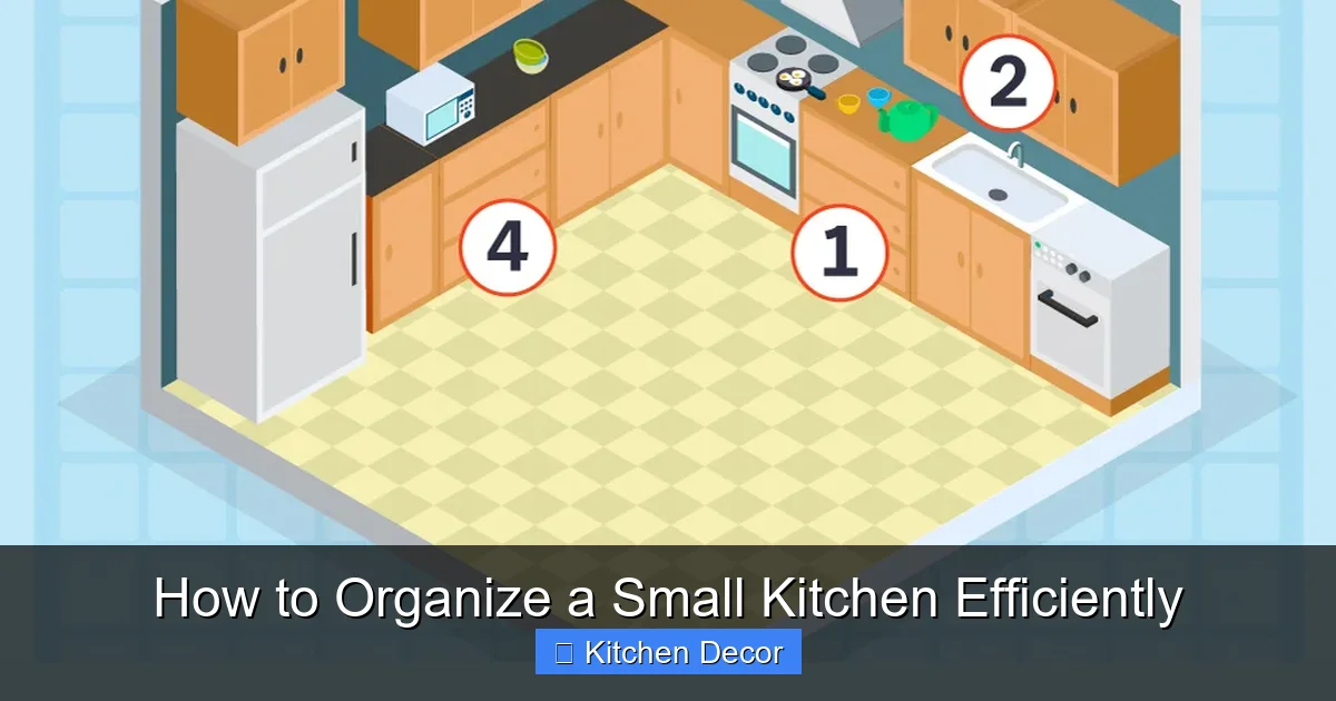 How to Organize a Small Kitchen Efficiently
