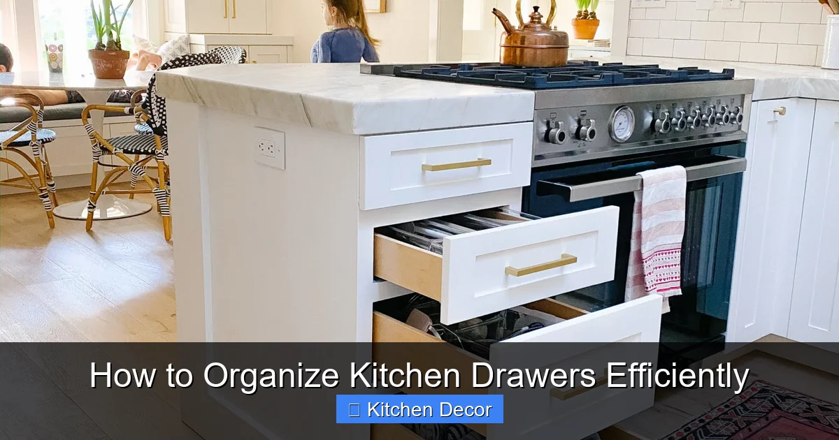 How to Organize Kitchen Drawers Efficiently