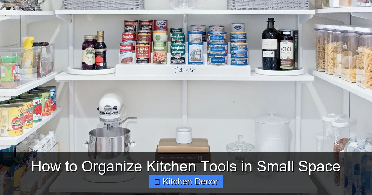 How to Organize Kitchen Tools in Small Space