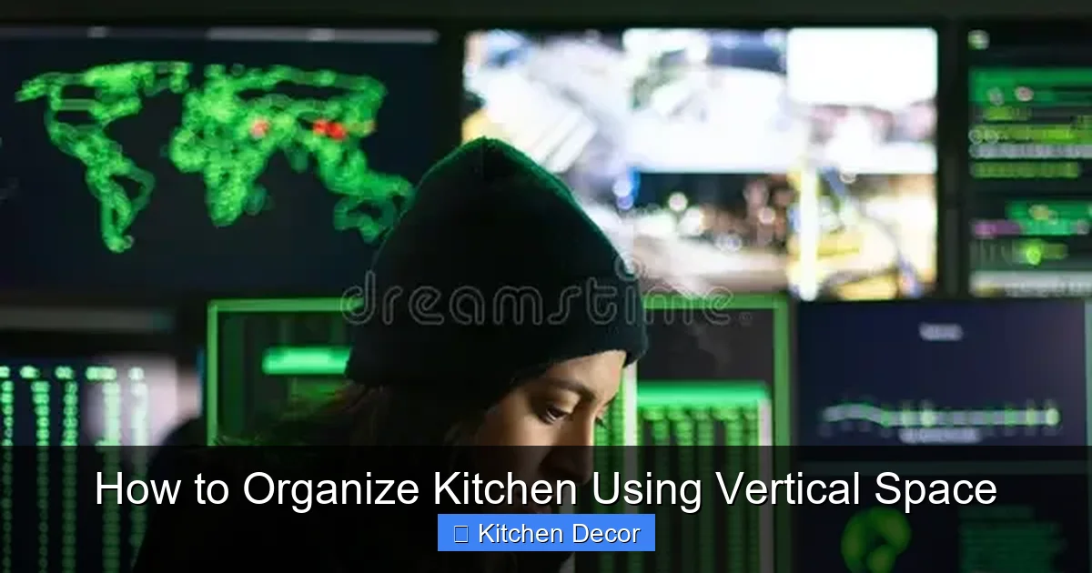 How to Organize Kitchen Using Vertical Space