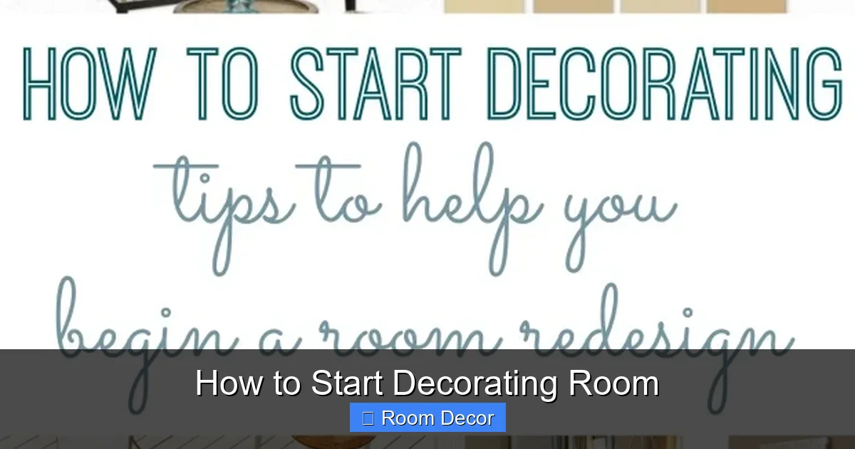 How to Start Decorating Room