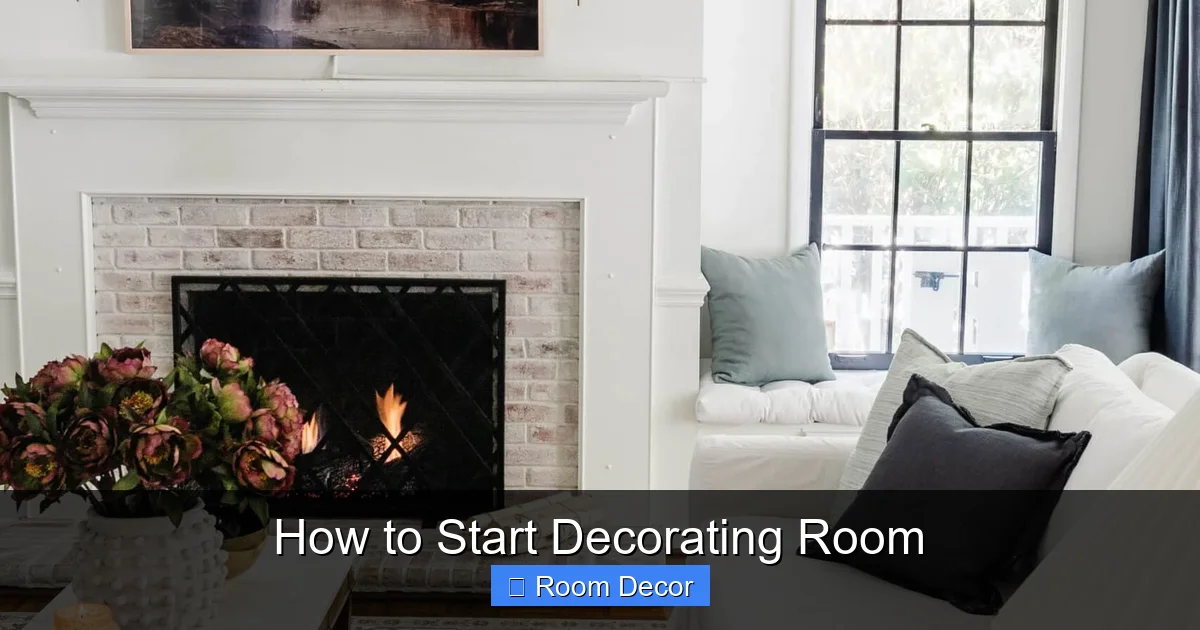 How to Start Decorating Room