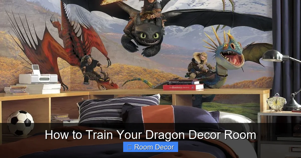 How to Train Your Dragon Decor Room
