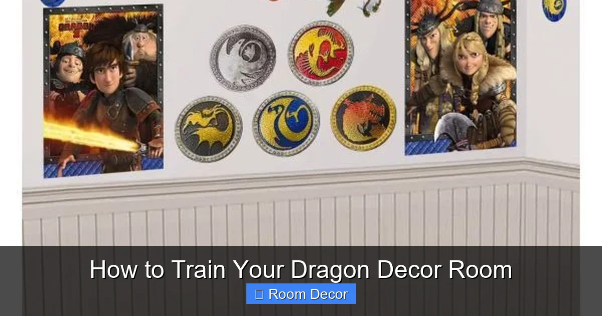 How to Train Your Dragon Decor Room