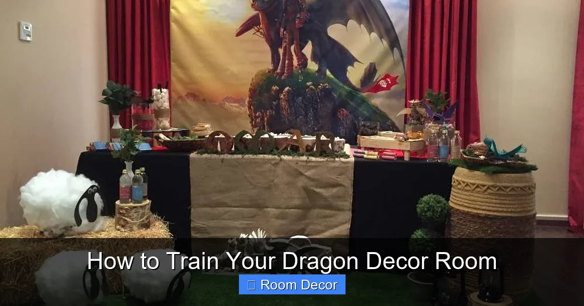 How to Train Your Dragon Decor Room