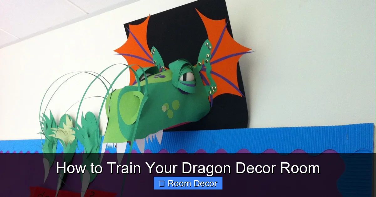 How to Train Your Dragon Decor Room